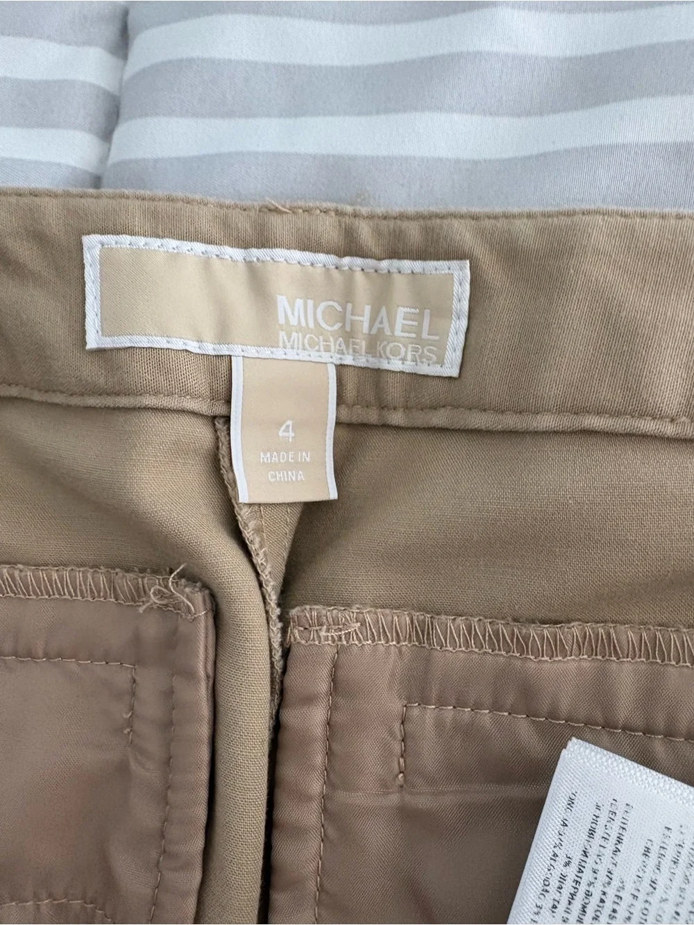 Michael Kors Women's Khaki Tan Pants